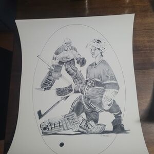 1987 Kraft Hockey Posters Montreal Canadiens Patrick Roy